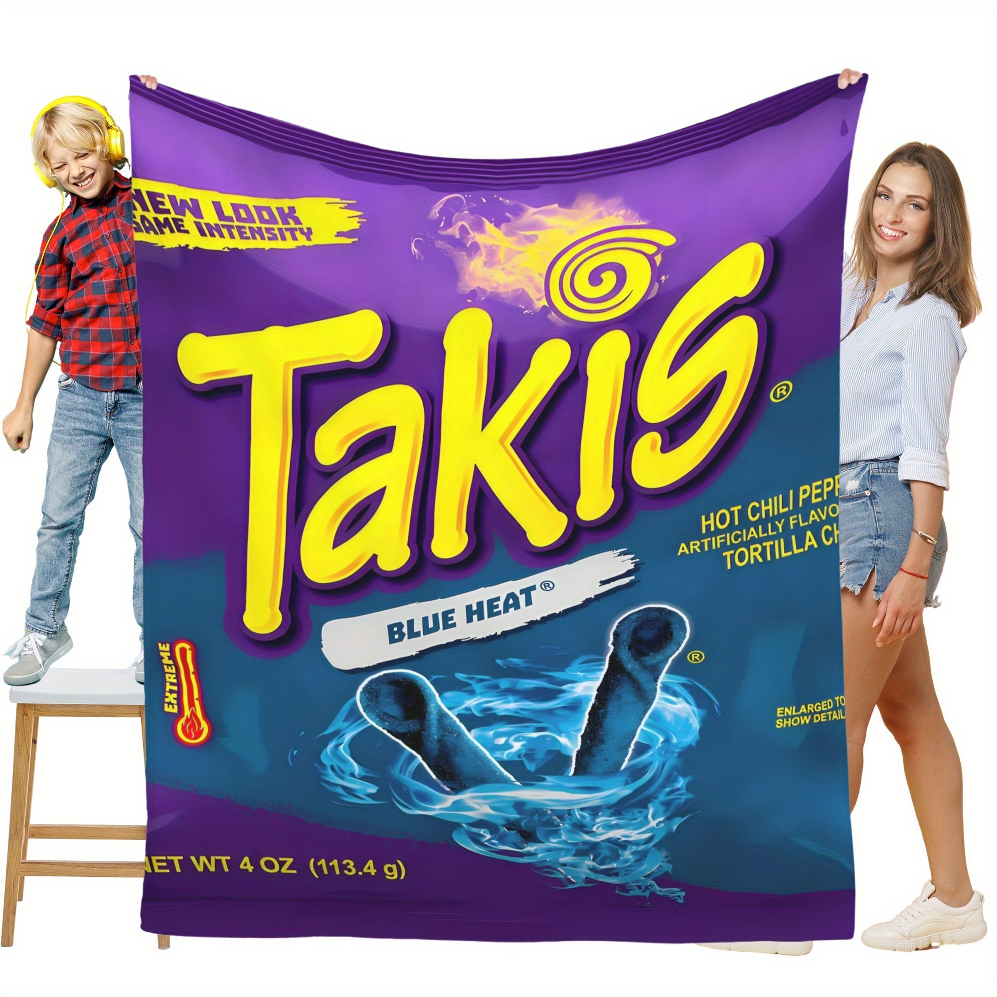 

takis" Themed Mexican Style Printed Flannel Blanket - Perfect Gift For Friends And Family - Comfortable And Soft Skin-friendly