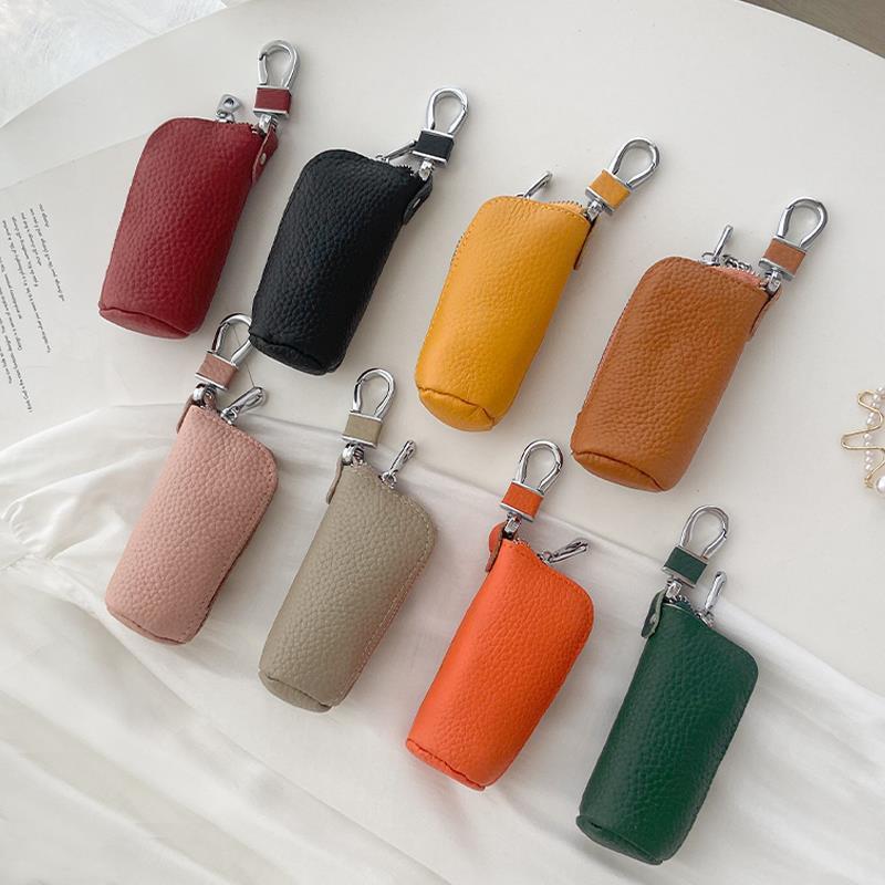 Genuine leather key pouch best sale