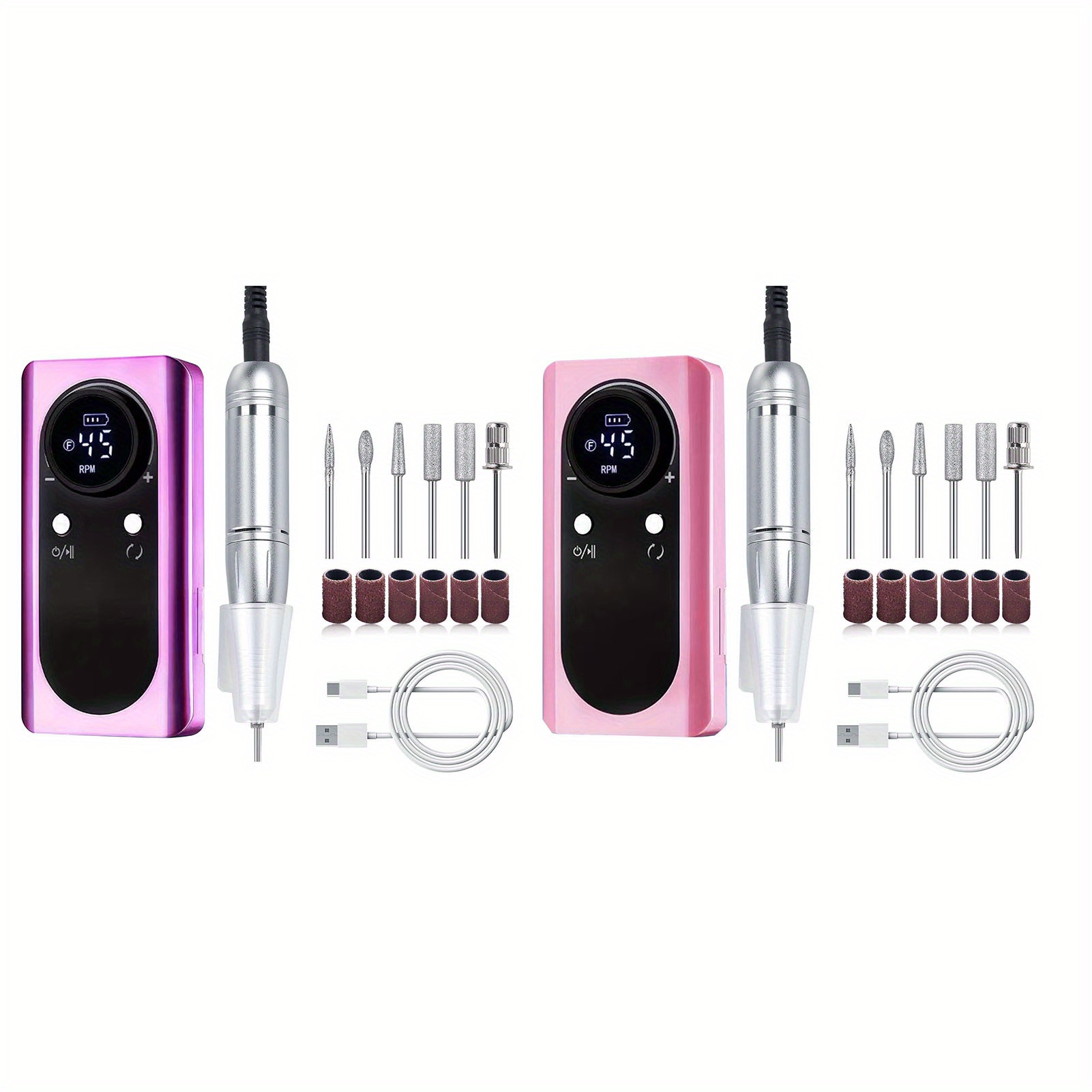 

Electric Nail Drill Machine Professional Fast Removal 45000rpm Portable Nails Polisher Grinder