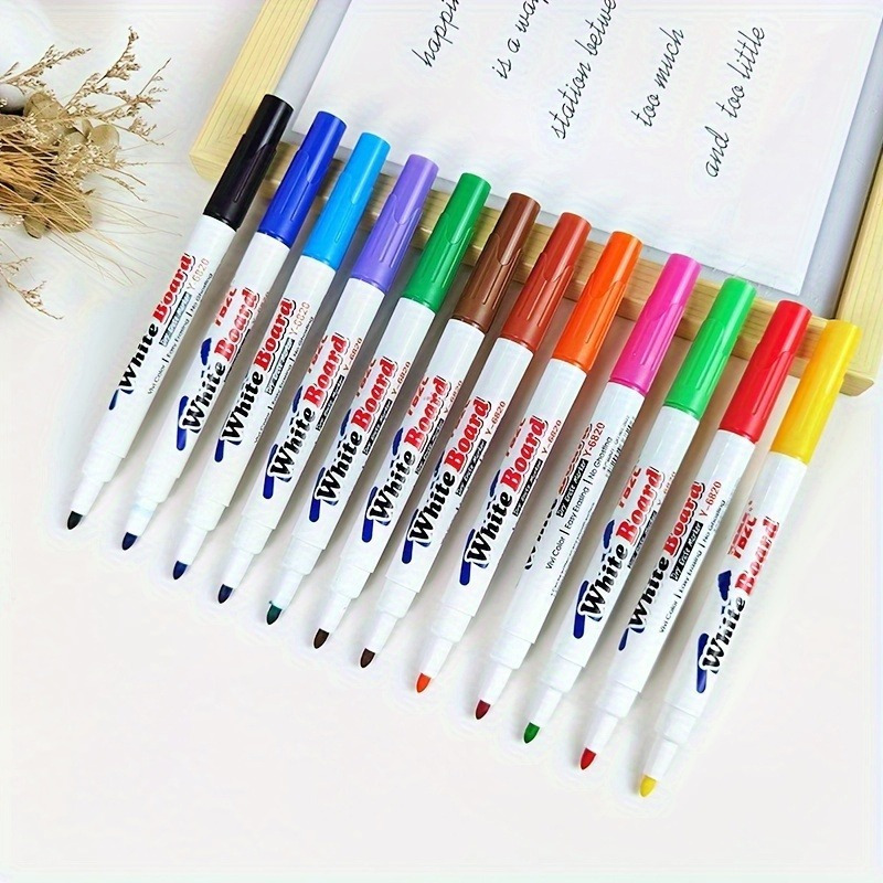 

Lot de 12 Effaçables à Sec Non Toxiques - Parfaits le , l'École & les Artistiques