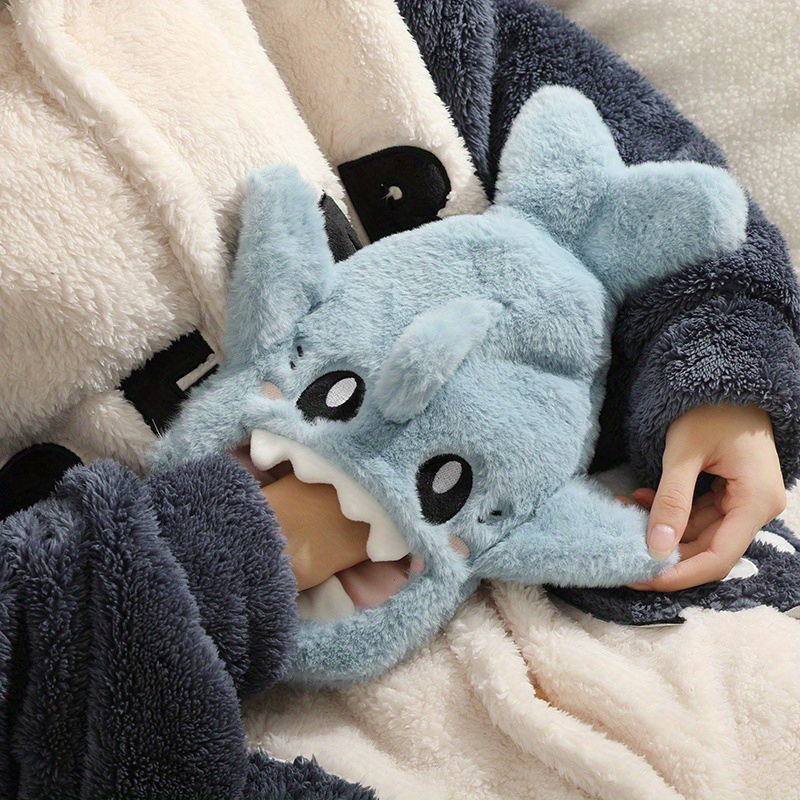 

1pc New Cute Plush Hand Insert Water Heating Bag Thickened Explosion-proof Pvc Warm Water Bag Disassembled And Washed