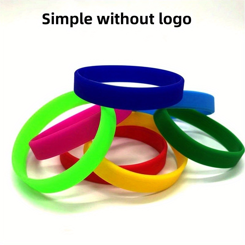 

10 Silicone Sports Bracelet Custom Diy Rubber Bracelet Sports Bracelet Unisex Sports Games Fashion Accessories