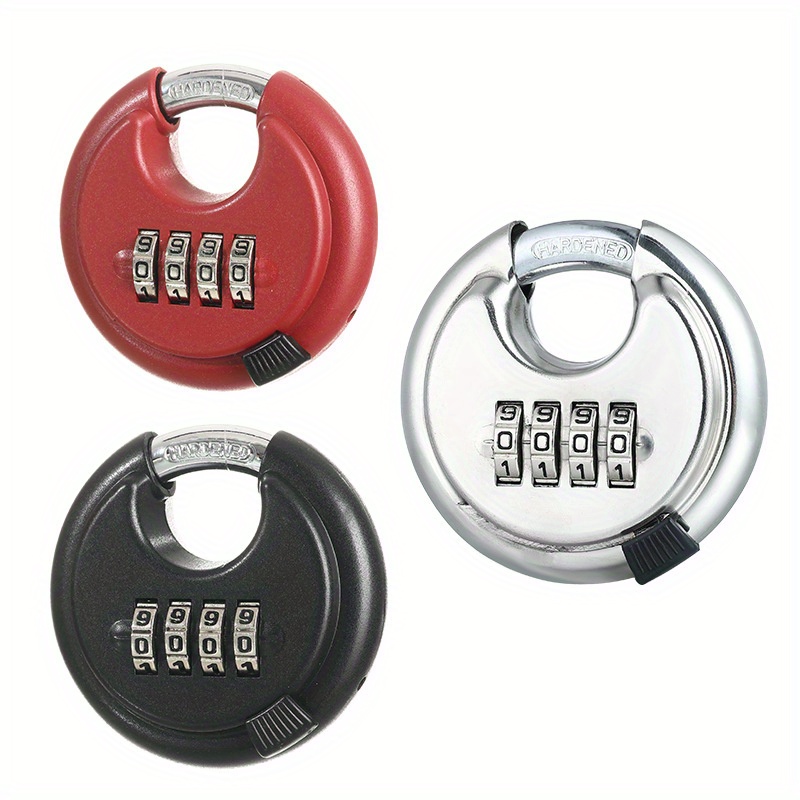 

Stainless Steel Password Circular Lock Garage Door Warehouse Circular Password Lock Outdoor Waterproof Ingot Padlock