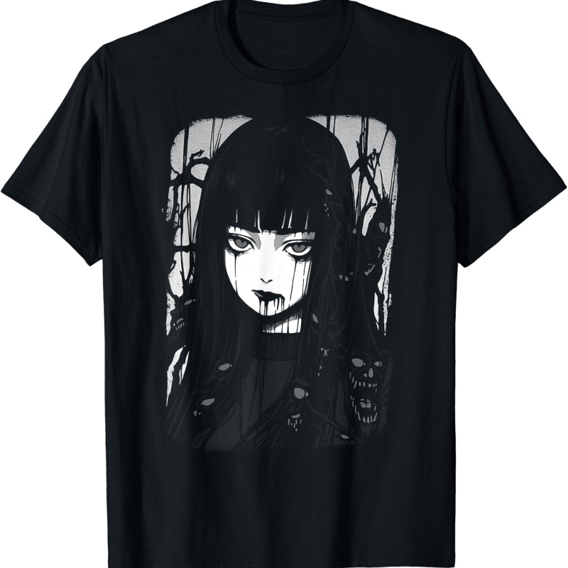 

Creepy Japanese Anime Manga Horror | Grunge T-shirt