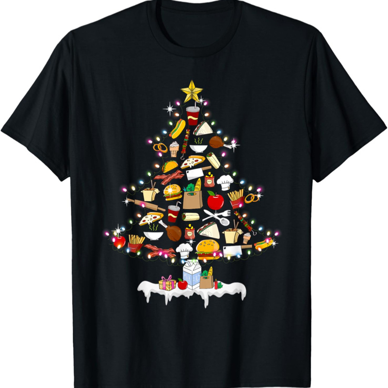 

Christmas Tree, Merry Christmas Cafeteria Crew T-shirt