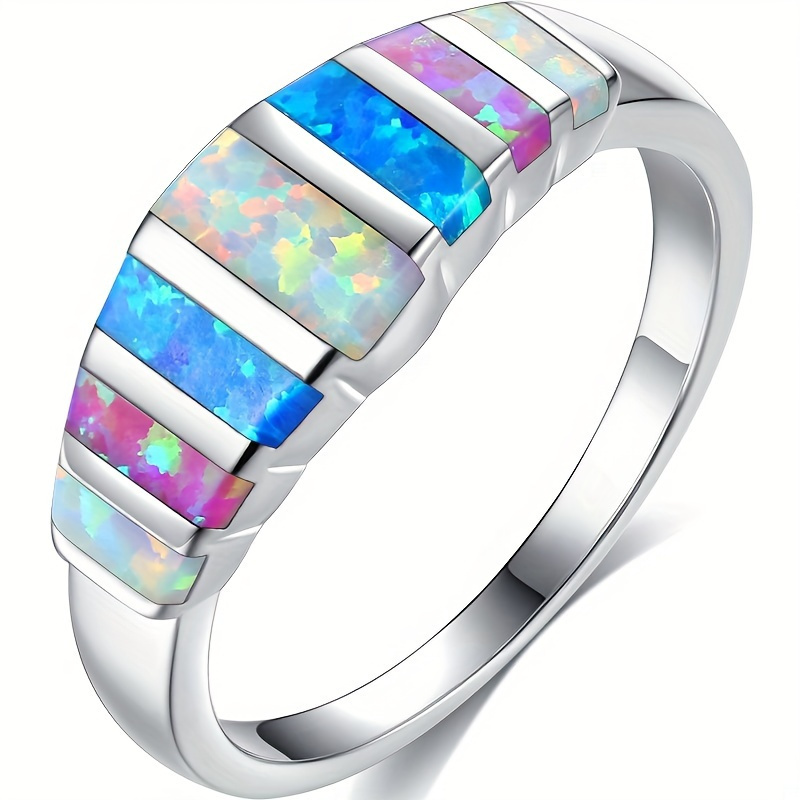 

1pc Personalized Women's Colorful Australian Treasure Ring Multifunction Ring