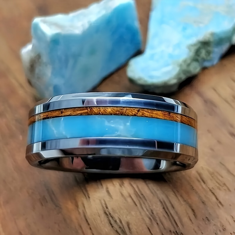 

Men's Fashion Tungsten Ring, Birthday Party Gift, Men's Jewelry
