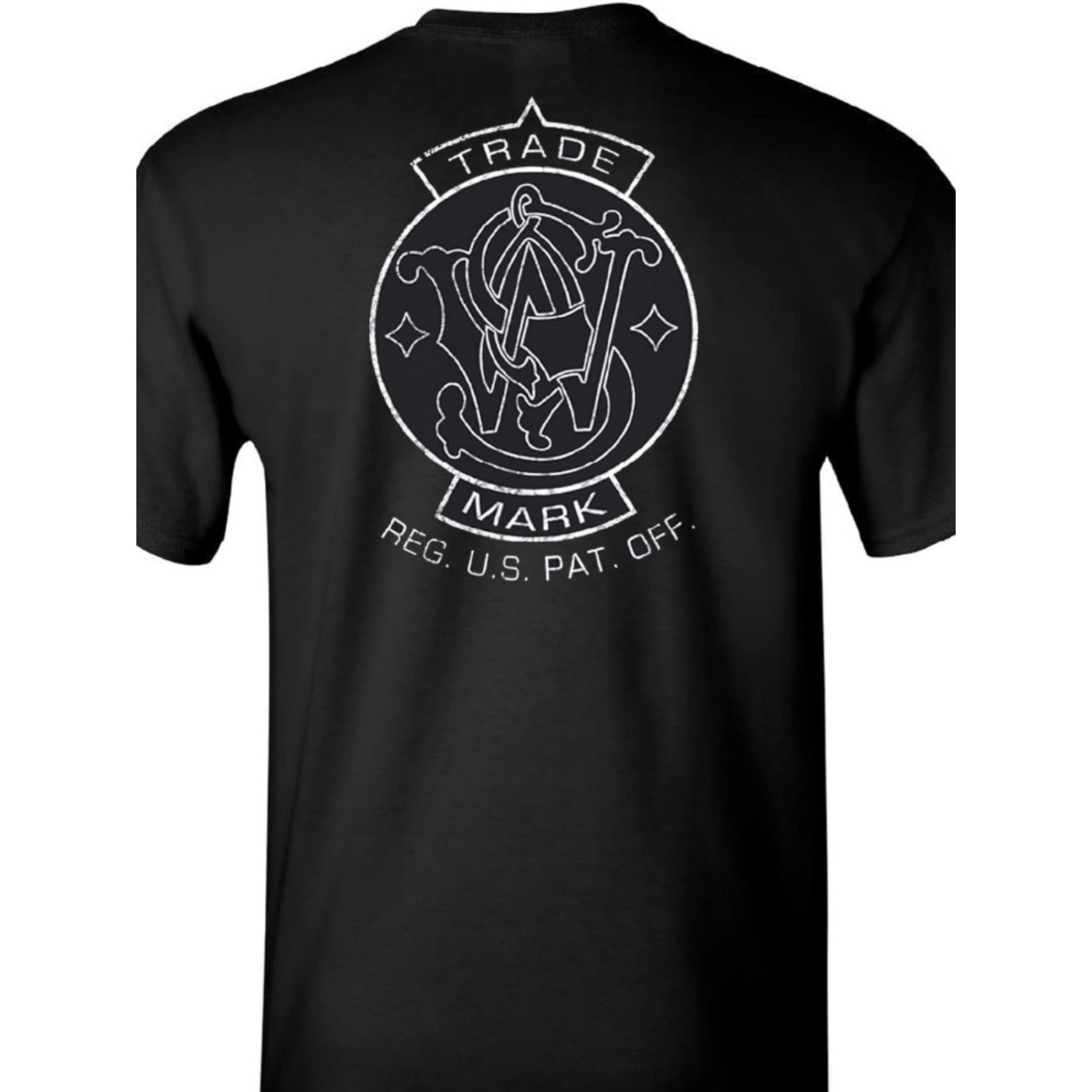 

Men's Short-sleeved Printed T-shirt With Badge Logo On The Back And Chest, Classic T-shirt, 220g