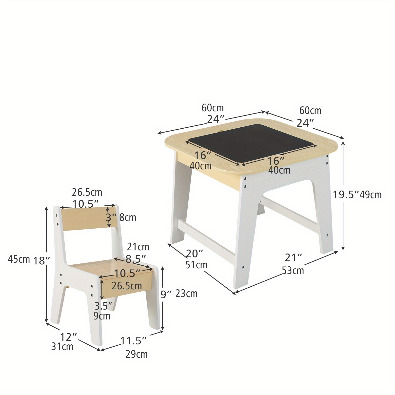 kids table chair set in children activity table Temu
