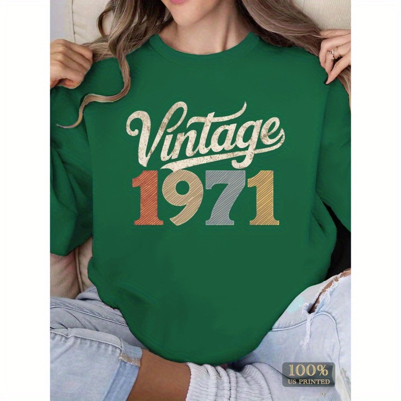 

Vintage 1971 Women's Sweatshirts