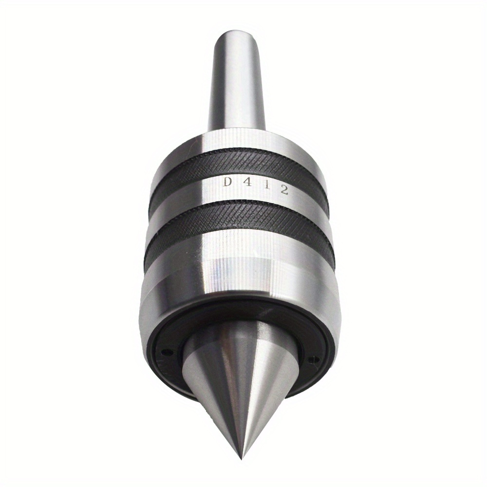 

1pc Mt2 Live Center Taper - Steel 2mt Triple Bearing , Precision Ground & Hardened For Cnc Milling & Turning, With Bearing Seal