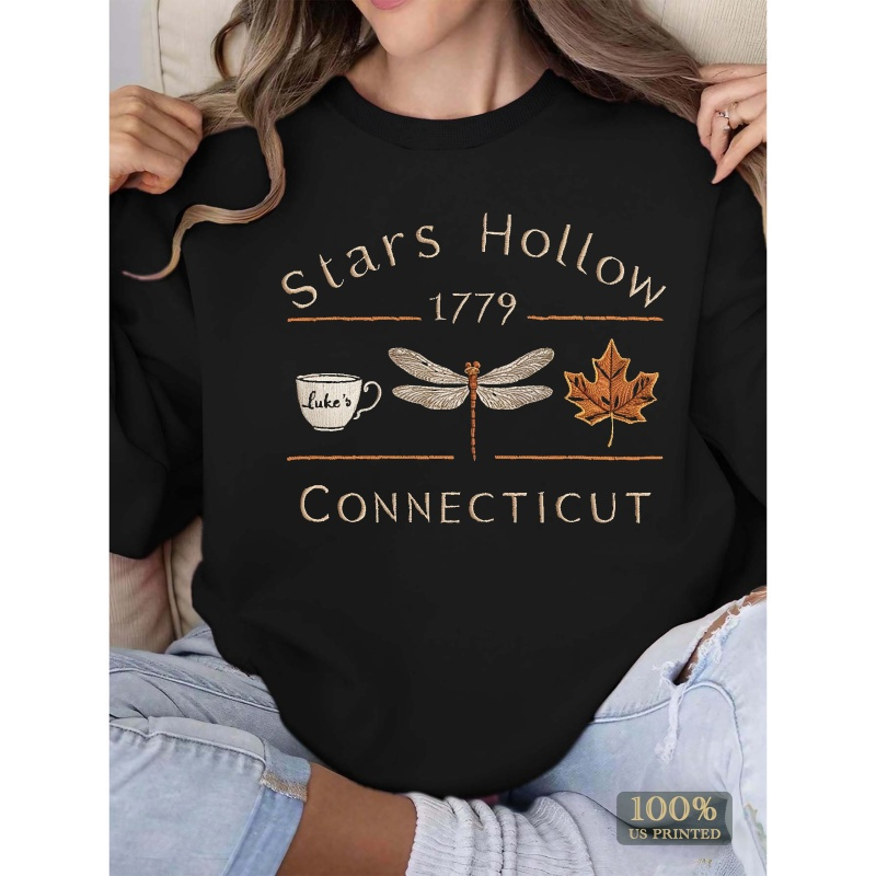 

Stars Hollow Illustration Women's Sweatshirt