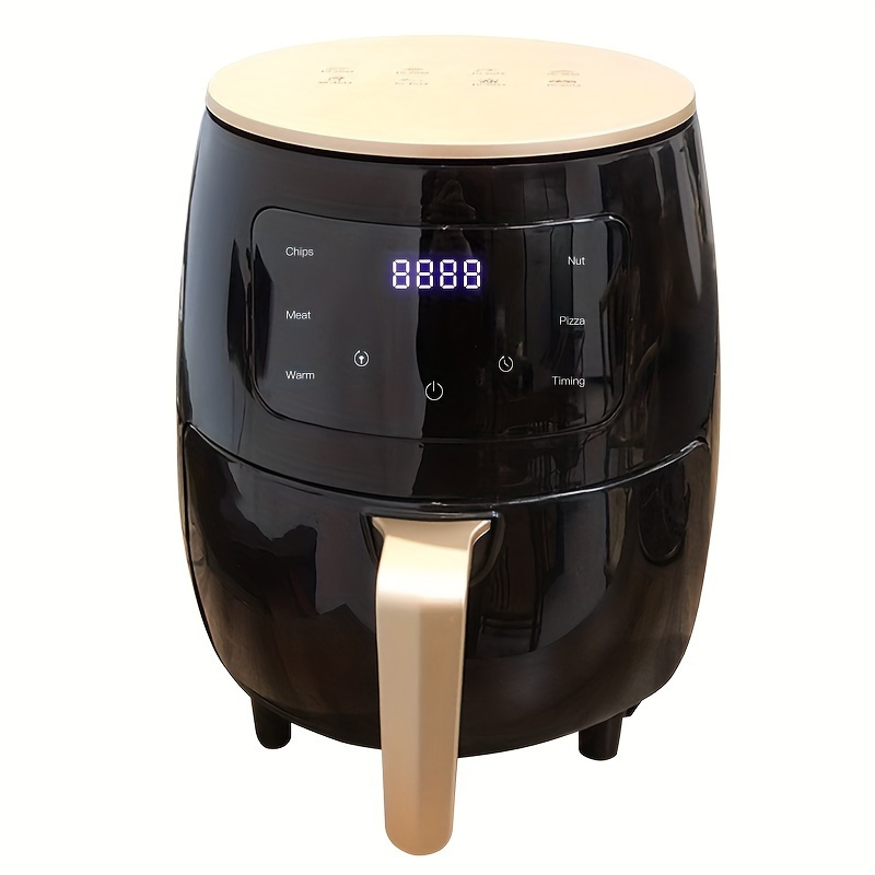 TEMU Friteuse à air grande capacité Plus - Machine à frites multifonctionnelle entièrement automatique avec écran tactile, préparamètres de cuisson