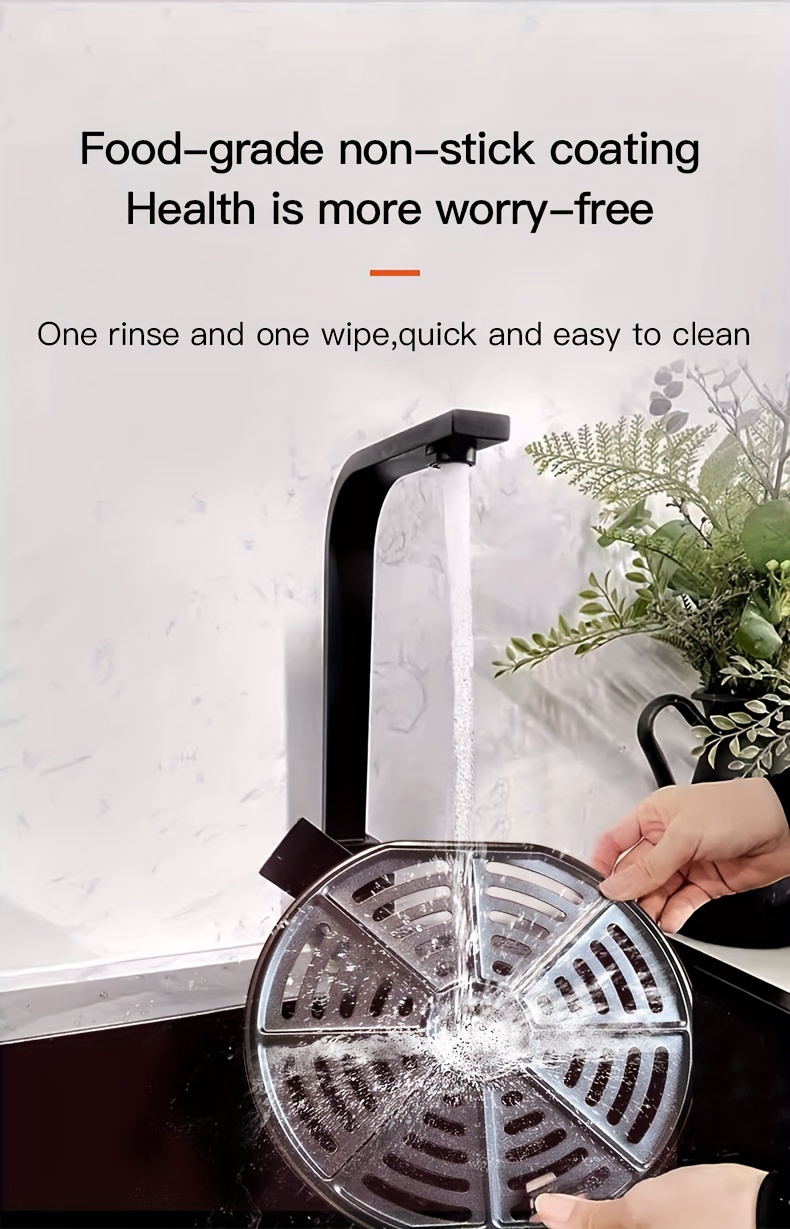 large capacity air fryer plus fully automatic multi functional machine with healthy cooking and space saving design for home kitchen details 8
