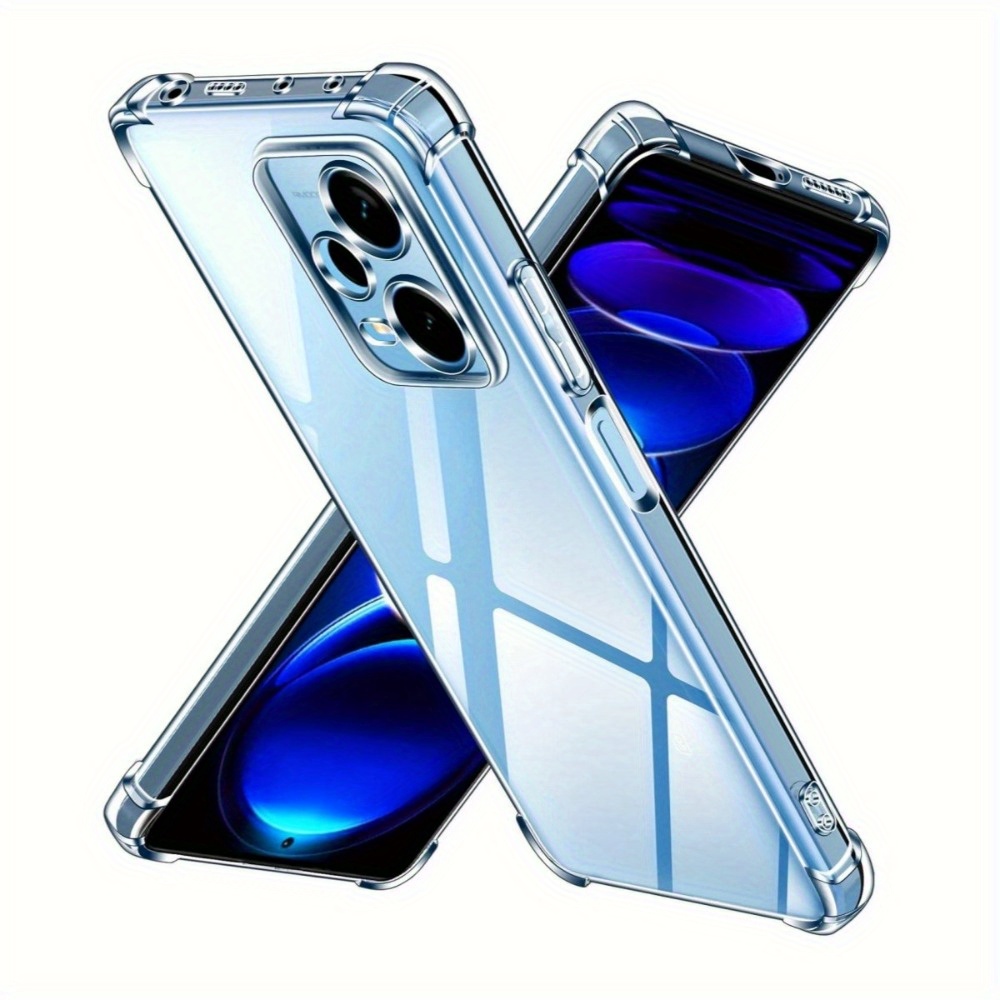 

Thin Soft Transparent Case Flexible Tpu Clear Case Scratch Resistant Case Cover For 12 4g 5g Plus Note 12s