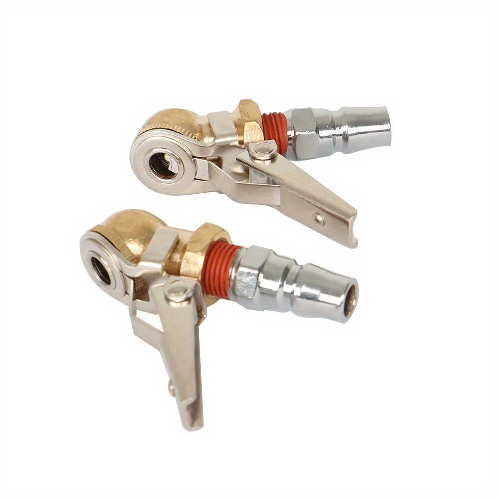 TEMU Set Of 2 Air Tire For Locking Valve Stems, Made Of Steel For Inflating Tires