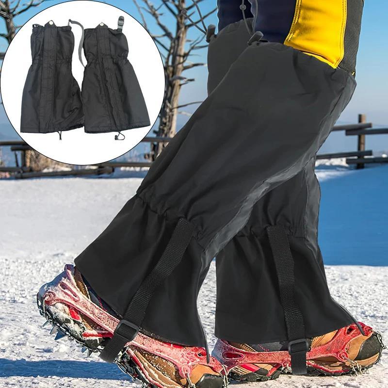 pair waterproof hiking gaiters adjustable leg guards Temu