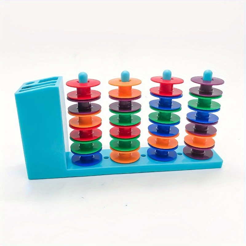 

1pc Multi- Magnetic Tool Holder Organizer For Sewing Machine Bobbins, Screwdrivers, Tweezers - Blue With Knobs, No-install Storage Solution, Sewing Machine Accessories