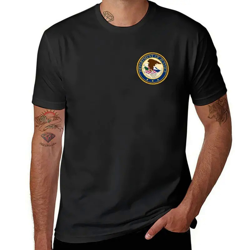 

United States Department Of Justice Doj Seal T-shirt Mens Graphic T-shirts