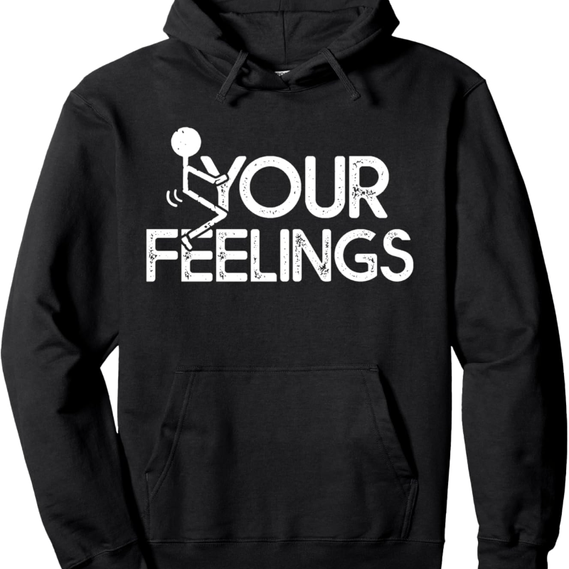 

Your Feelings, Trendy Cotton Hooded Sweatshirt, Street Style Sweatshirt, Crew Neck Sweatshirt, Ultra Soft, Breathable, 4 Seasons Casual Hooded Sweatshirt, Perfect For Daily Wear, Casual Outings