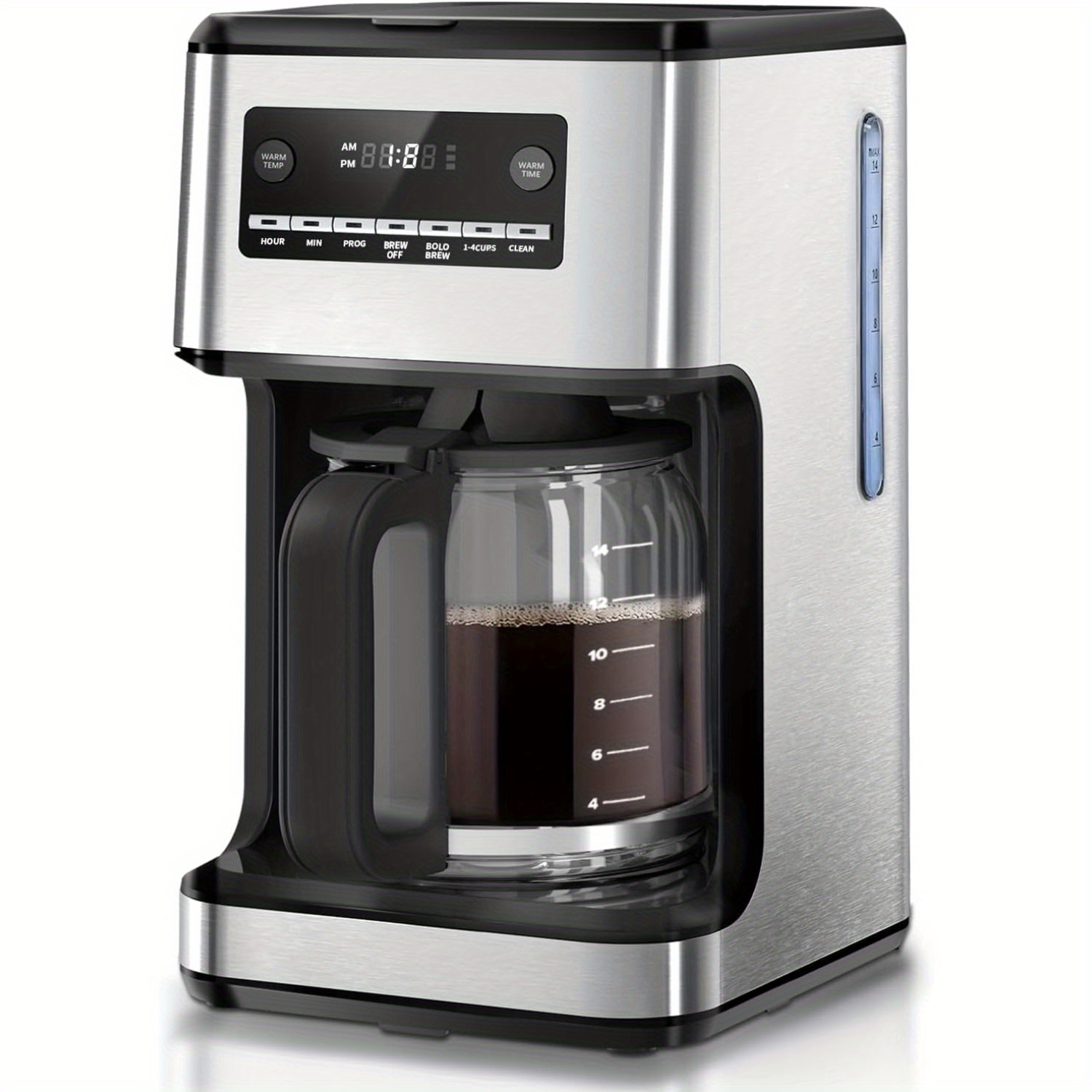 Bella Pro Series Coffee Maker Manual Bella PRO 12-Cup Programmable Coffee  Maker 90194 Stainless Steel
