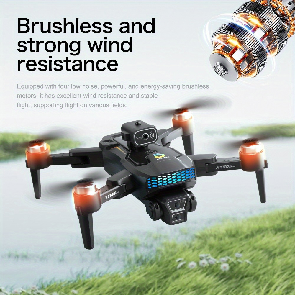 

Gps Drone With 4k Camera, 3 Big Batteries, Motor With , Suitable For Adult Beginners, Smart Obstacle Avoidance, Gps Home, A Good Gift Halloween Christmas Gift