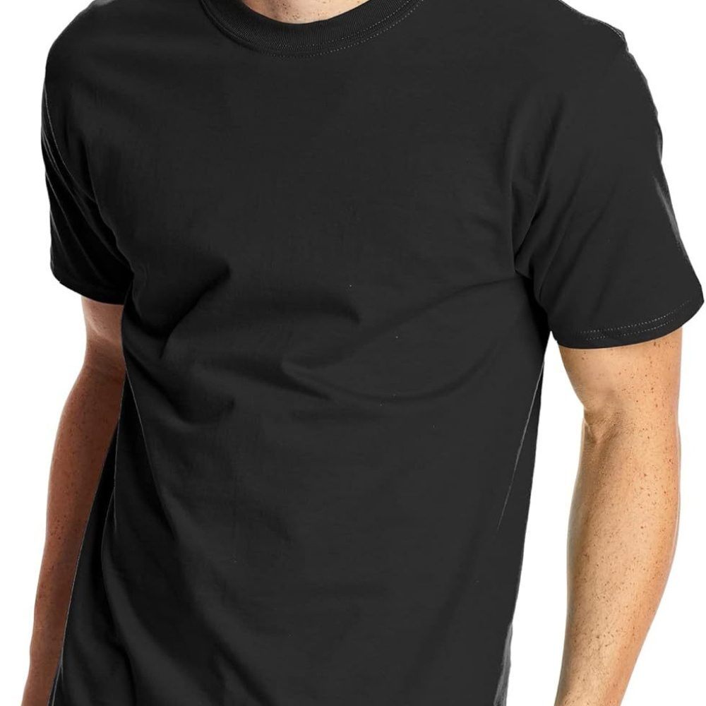 

Men's Premium Heavyweight Cotton Crewneck T-shirt, Tall Sizes For Perfect Fit, Durable, Comfortable, Ideal For Everyday Wear