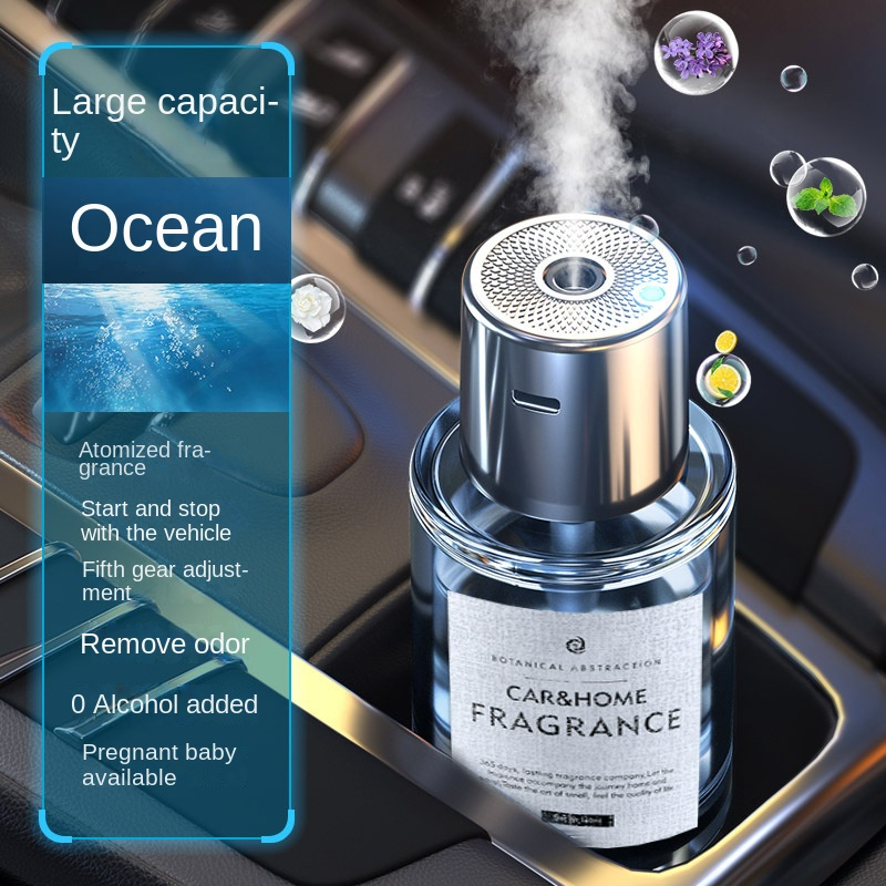 TEMU Car Aromatherapy Machine Lasting Light Fragrance Portable Intelligent Self-spraying Atomizer Car Perfume Aromatherapy Machine Comfortable And Soothing