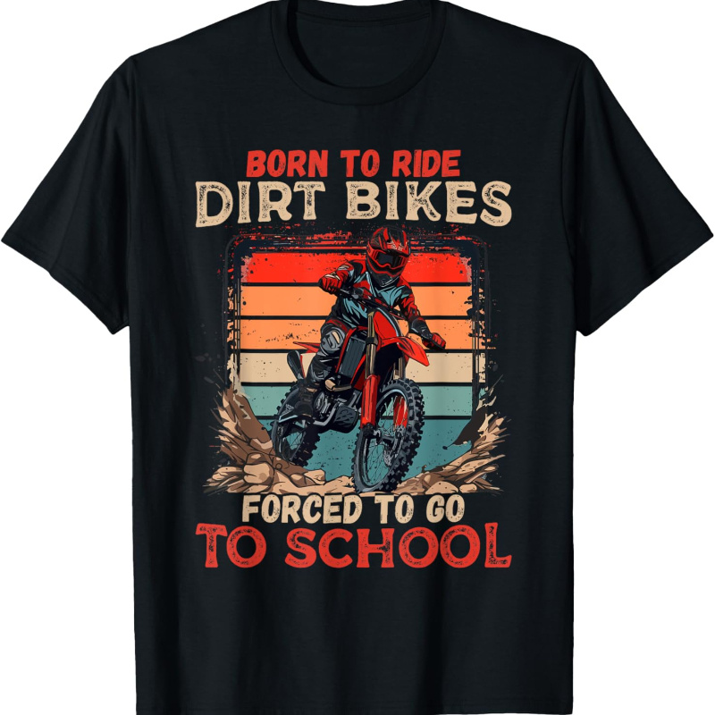 

Motocross Outfit Dirt Bike Accessories Boys Girls Men Women T-shirt