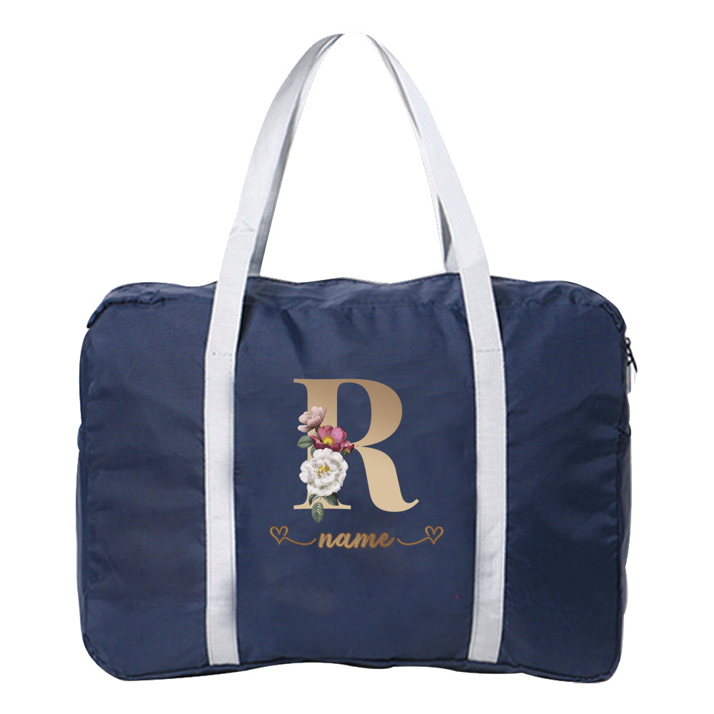 TEMU Free Custom Name Travel Bags Men's And Women's Foldable Tote Bags Organizer Travel Accessories, Large Capacity Travel Bags, Portable Travel Bags