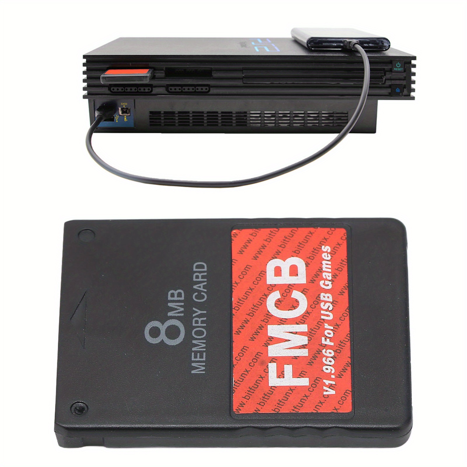 Memory Card and Play Professional 8MB Game Console for PS2 USB Games