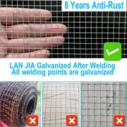 Chicken Wire Fence Mesh Roll Raised Garden Bed Plant - Temu