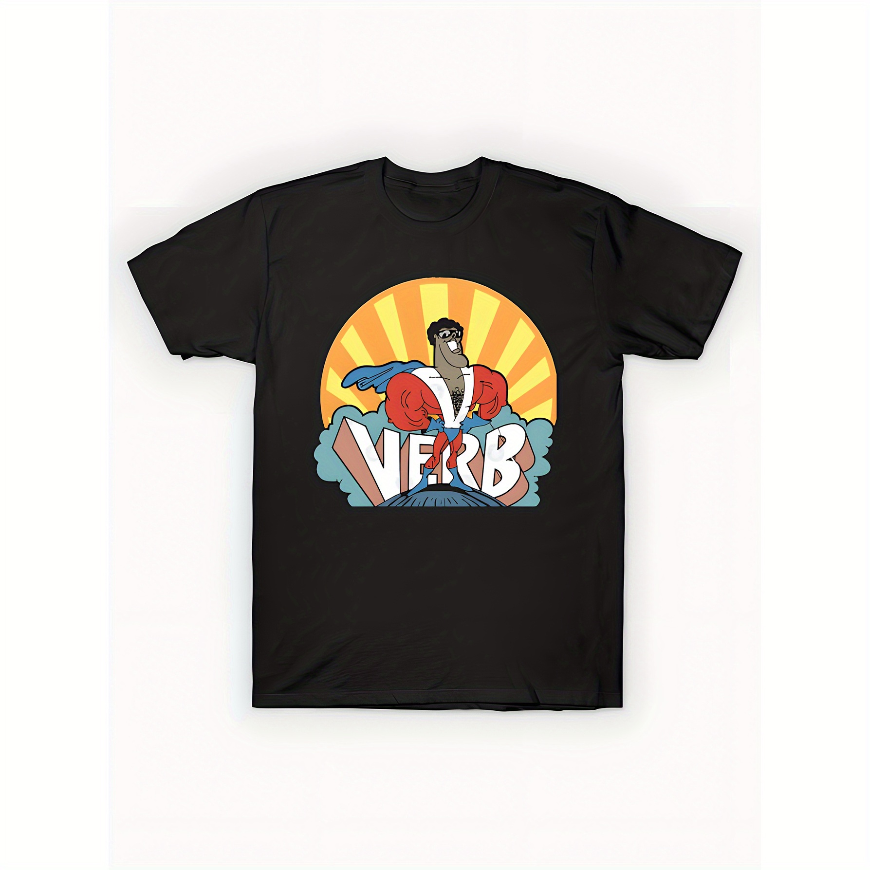 

Verb Schoolhousee Rock Funny Men's Short Sleeve Graphic T-shirt