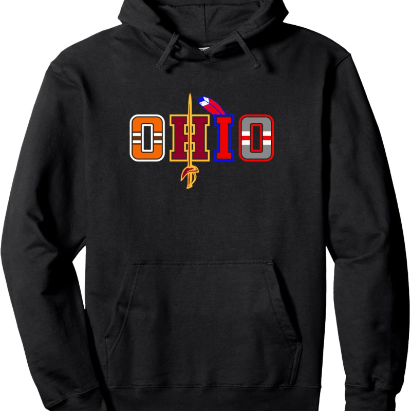 

Ohio Trendy Cotton Hooded Sweatshirt, Street Style Sweatshirt, Crew Neck Sweatshirt, Ultra Soft, Breathable, 4 Seasons Casual Hooded Sweatshirt, Perfect For Daily Wear, Casual Outings