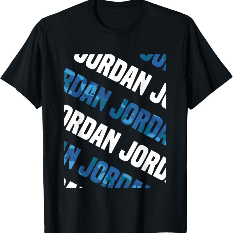 

Jordan Camo Pattern Blue Camouflage T-shirt