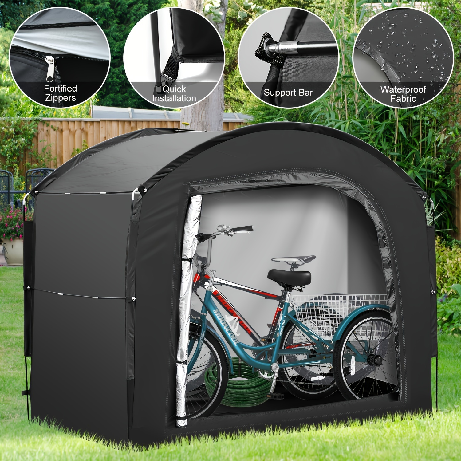 Outdoor multipurposeful Bike Cover Storage Tent