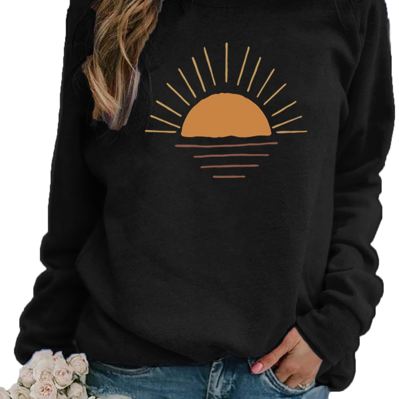 

's Sweatshirt - Long , , Washable, & , For /fall - Pullover