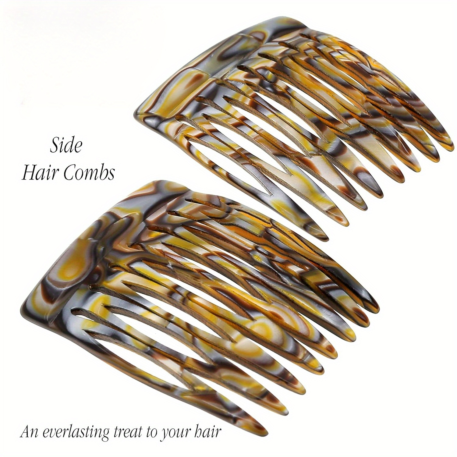 

French Style Comb Handmade , Small Fried Dough Twists Hair Decoration, Strong Clip For Women's Hair Bun Style Hair Accessories Fashionable Women's Hair Accessories Ins Neutral Retro Trend Women's