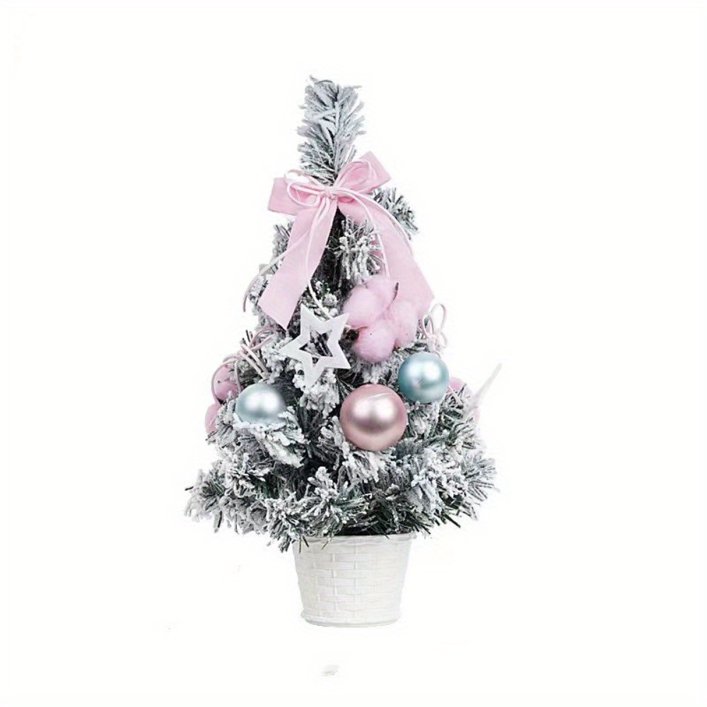 

Festive Pink Artificial For Christmas And Tabletop Decoration - No Power Required, Plastic Material
