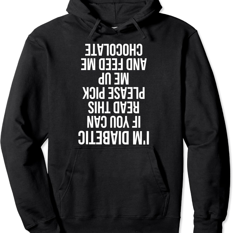 

Diabetic, Trendy Cotton Hooded Sweatshirt, Street Style Sweatshirt, Crew Neck Sweatshirt, Ultra Soft, Breathable, 4 Seasons Casual Hooded Sweatshirt, Perfect For Daily Wear, Casual Outings