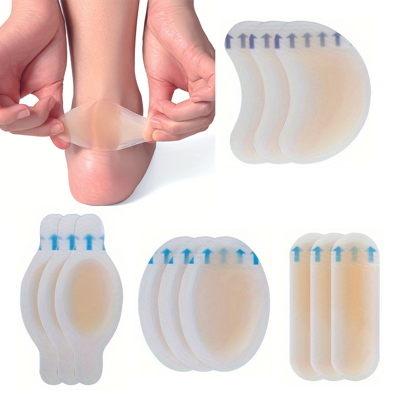 

15 Pcs Premium Clear Invisible Toe Protectors - Thickened Gel Pads For Forefoot, Heel, And Toe Grinding, Waterproof, Anti-wear, Shock-absorbing, Comfortable, And Reusable Foot Care Stickers