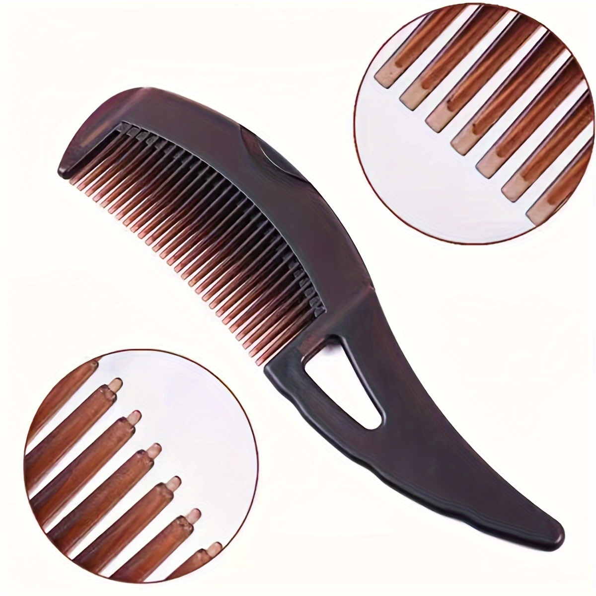 

1pc Anti- Scalp Massage Hair Comb - Normal Hair Type Tool For Hairdressing, Loose Removal, And