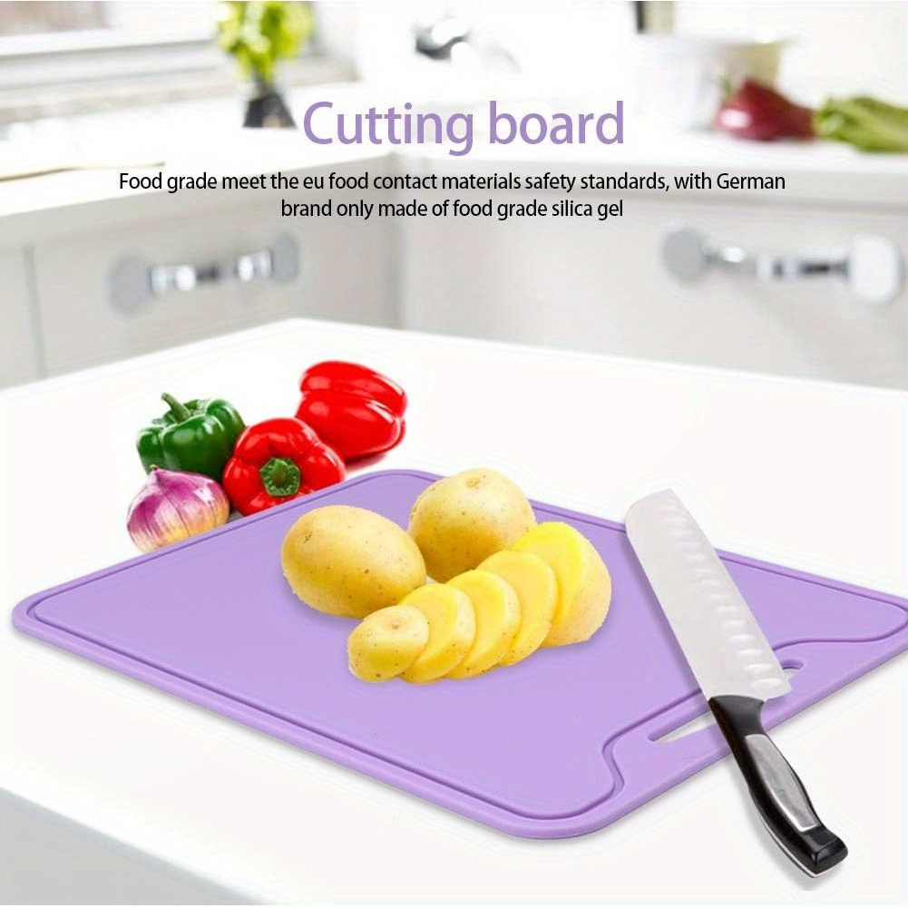 

Silicone Cutting Boards For Kitchen, Food Grade Silicone Flexible Cutting Board Flexible Plastic Cutting Board Mats For Home Kitchen Use