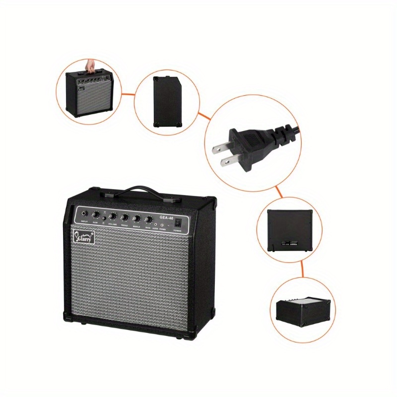 20/ 40W GEA-20/ 40 Electric Guitar Amplifier Black product image 8