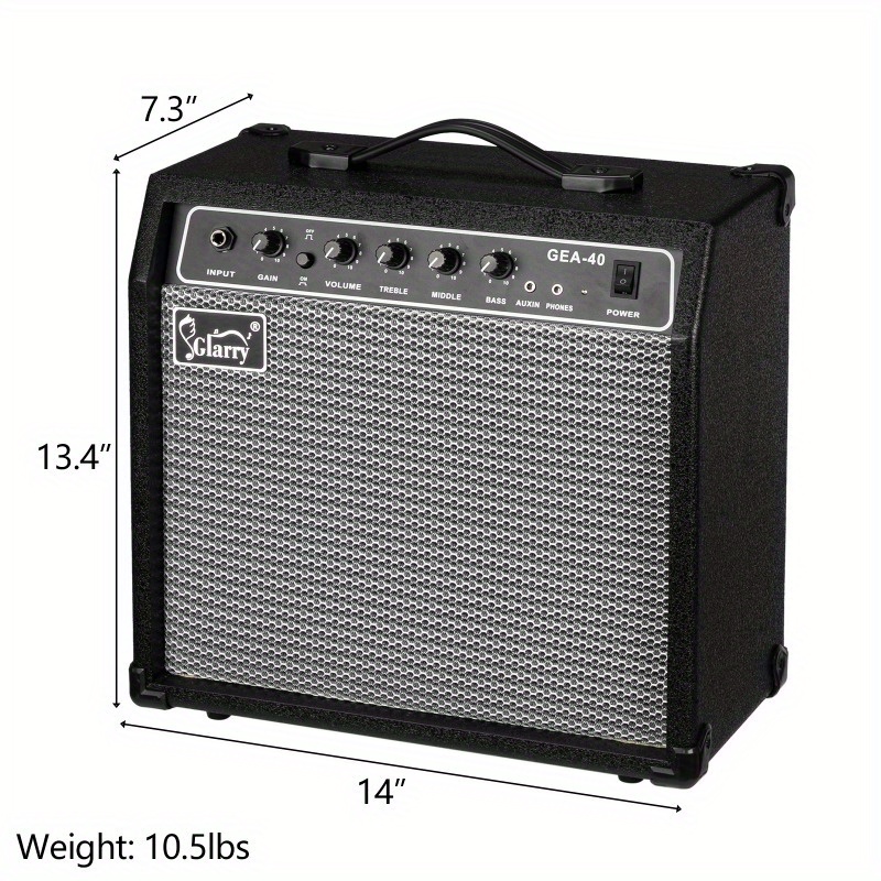 20/ 40W GEA-20/ 40 Electric Guitar Amplifier Black product image 9