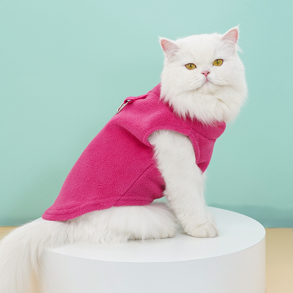 Gilet polaire doux à imprimé kangourou 2024 pour chien avec veste en tissu pour chiot et chat, toutes tailles de races, vêtements pour animaux de compagnie pour toutes les saisons pour bouledogue français, yorkshire, chihuahua_voghion.com