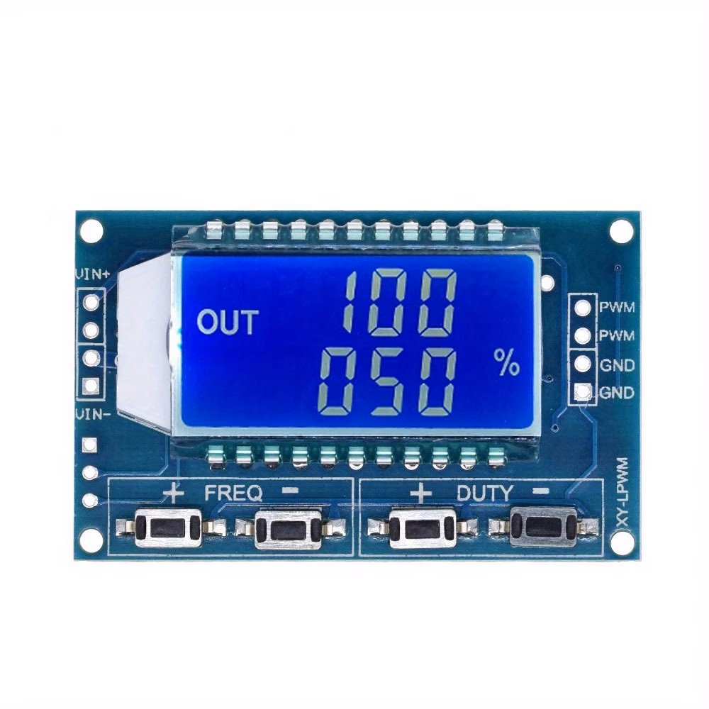 1 יחידה מולטיפליקטור pwm לדורשים 1hz-150khz, לוח מולטיפליקטור עם תצוגת lcd, כוונון תדירות ומחזור עבודה, 3.3v-30v, 1hz-150khz פרטי מוצר 0