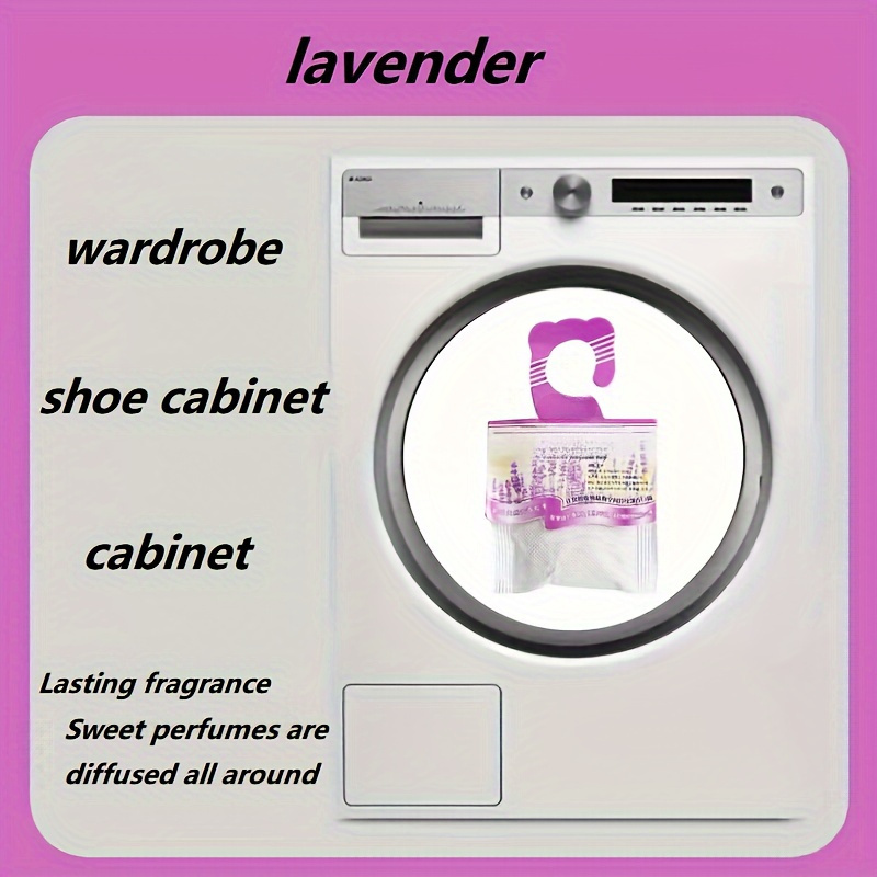TEMU 7 Bags Of Lavender Jasmine Fragrance Bag, Elegant Natural Flowers Fresh And Pleasant. Effectively Remove Odors, The Air, Compact Does Not An