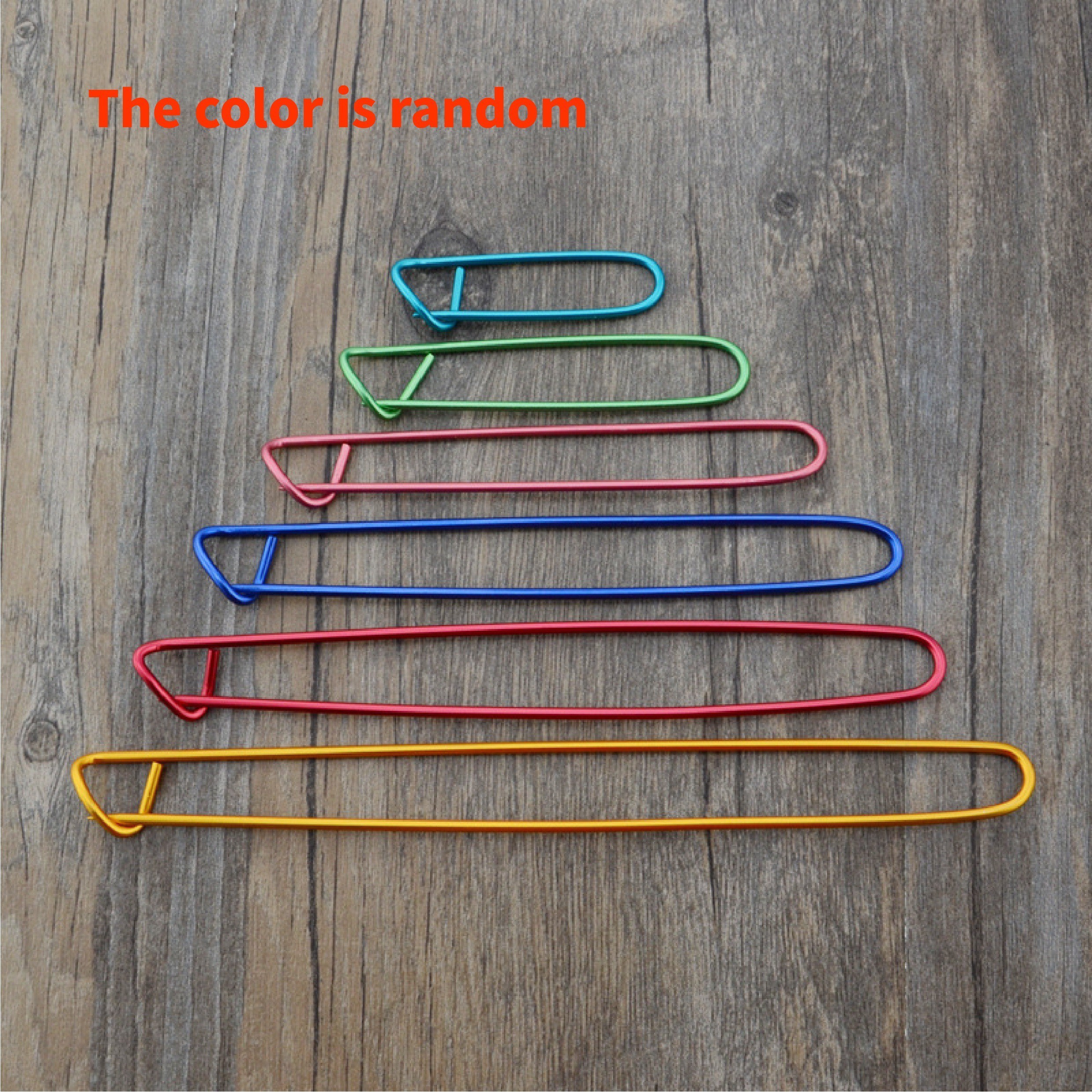 

Aluminum Safety Pins For Knitting And Crochet – Easy-to-use, Anti-solution Design, 4pcs, Random Colors, Sweater