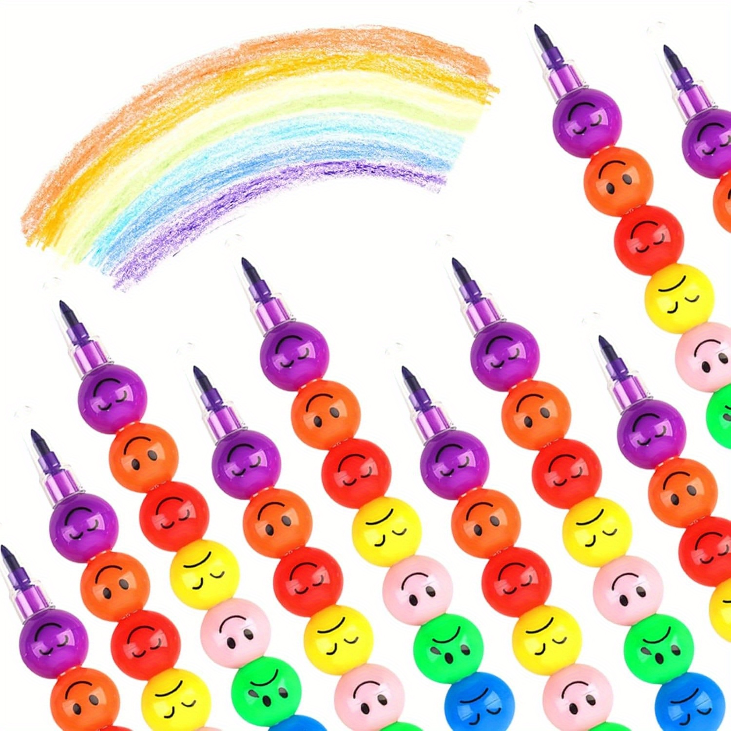 

30 Cute Lollipop Shaped Doodle Pens With Colorful Beads - Perfect For Birthday Party Gifts & Presents